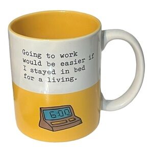 Hallmark 12oz Ceramic Mug Coffee Mug Work Life Humor Fun Motivational Drinkware